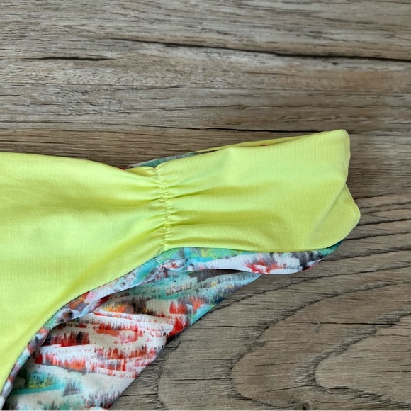 L*Space Multicolor Bikini Bottom with Yellow Accents - Picture 3 of 4